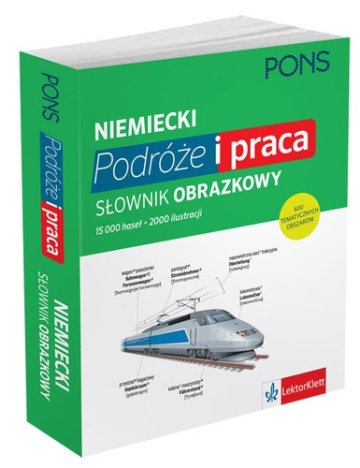 Słownik obrazkowy PODRÓŻE i PRACA niemiecki, polski PONS 