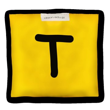 Woreczek gimnastyczny z literką T - szkolny Akson