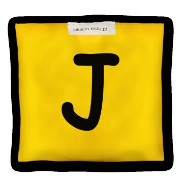 Woreczek gimnastyczny z literką J - szkolny Akson