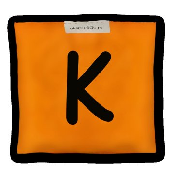 Woreczek gimnastyczny z literką K - szkolny Akson