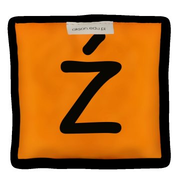 Woreczek gimnastyczny z literką Ź - szkolny Akson