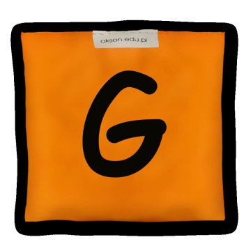 Woreczek gimnastyczny z literką G - szkolny Akson