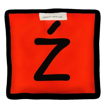 Woreczek gimnastyczny z literką Ź - szkolny Akson