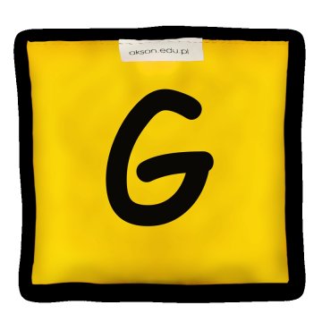Woreczek gimnastyczny z literką G - szkolny Akson