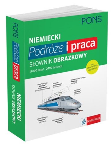 Słownik obrazkowy PODRÓŻE i PRACA niemiecki, polski PONS
