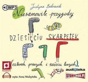 CD MP3 Niesamowite przygody dziesięciu skarpetek 